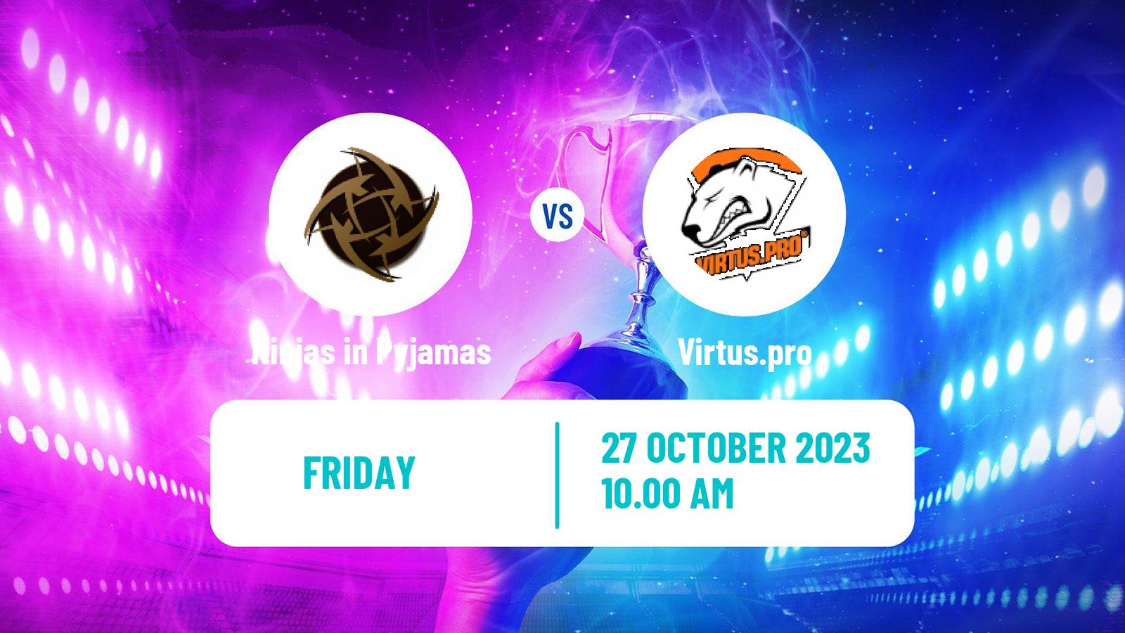 Esports Counter Strike Thunderpick World Championship Ninjas in Pyjamas - Virtus.pro