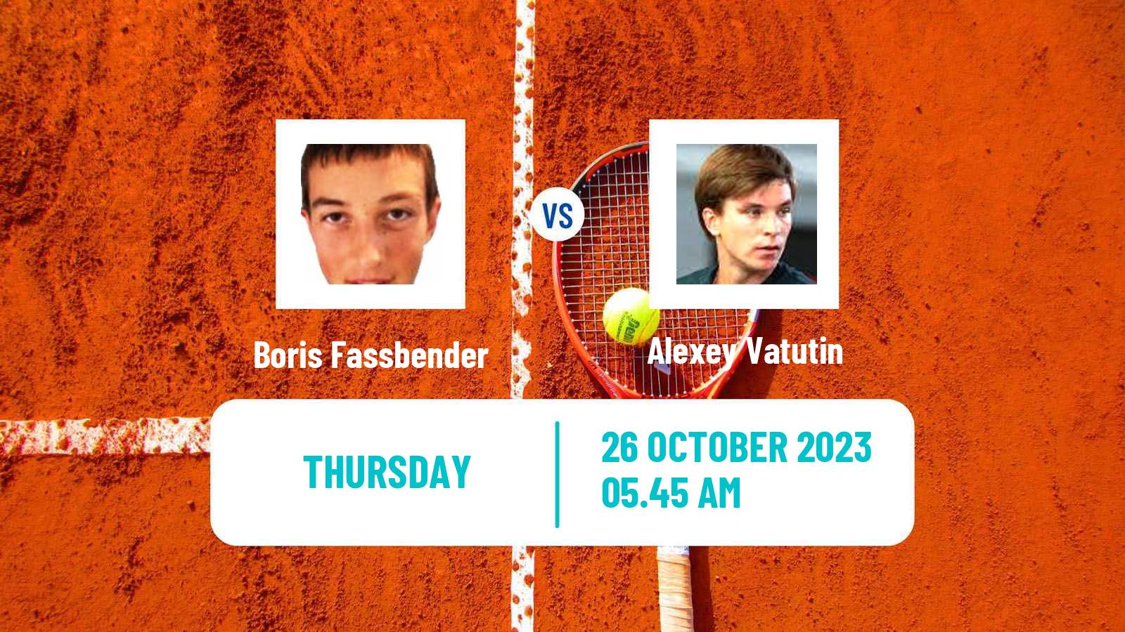 Tennis ITF M25 Sarreguemines Men Boris Fassbender - Alexey Vatutin