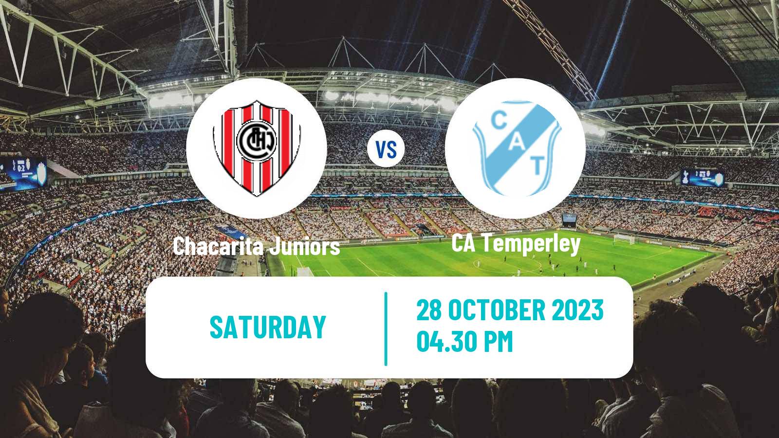 Soccer Argentinian Primera Nacional Chacarita Juniors - Temperley