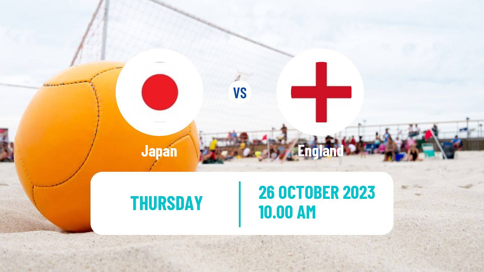 Beach soccer Neom Cup Japan - England