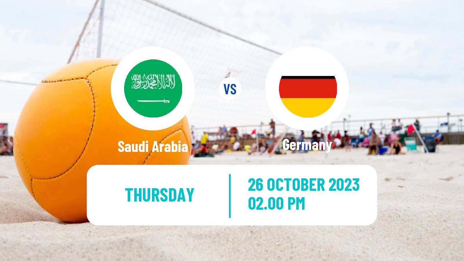 Beach soccer Neom Cup Saudi Arabia - Germany