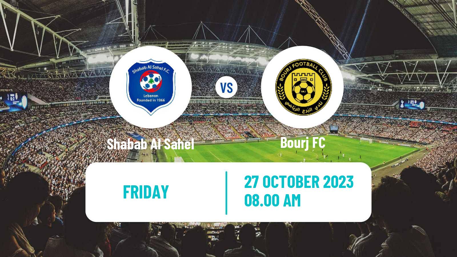 Soccer Lebanese Premier League Shabab Al Sahel - Bourj