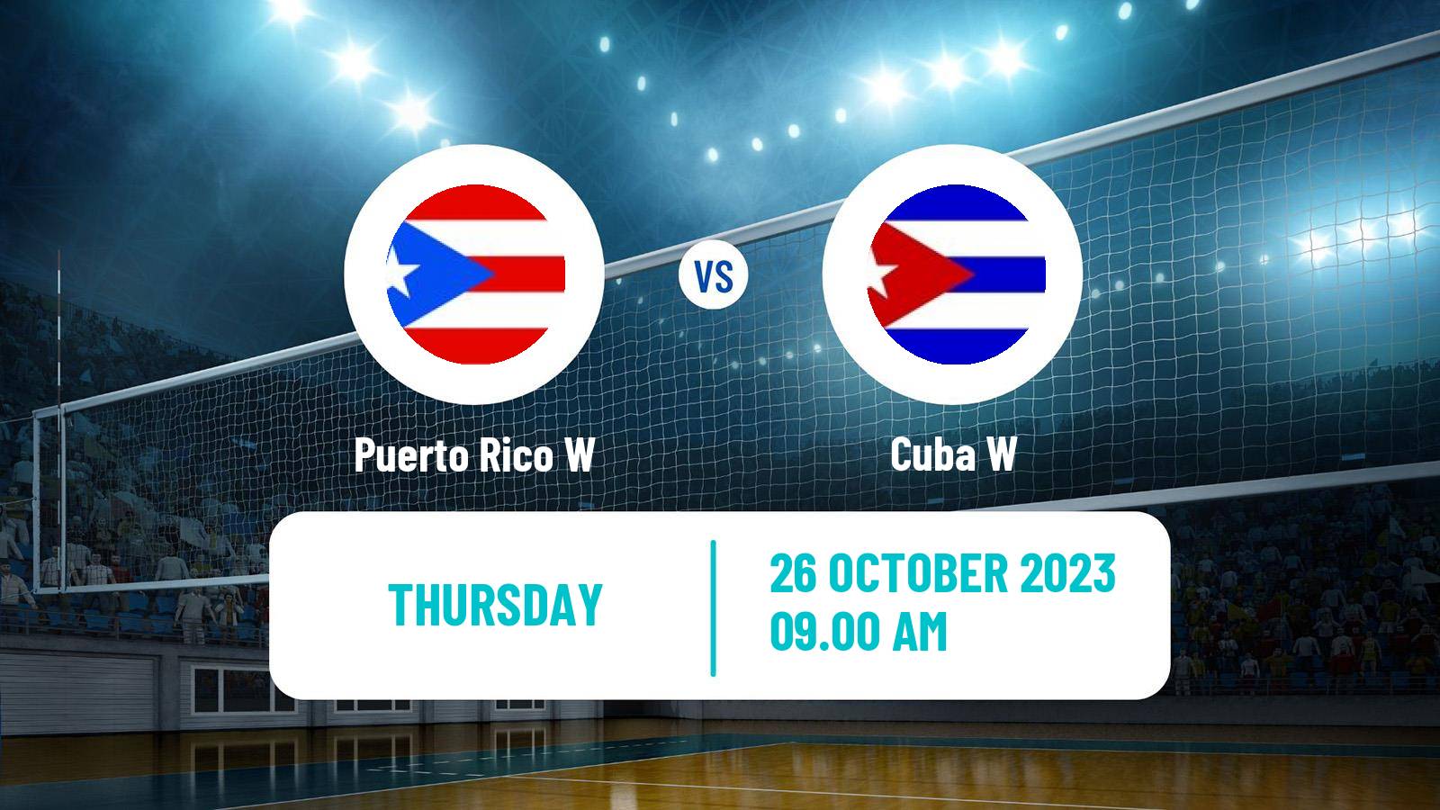 Volleyball Pan American Games Volleyball Women Puerto Rico W - Cuba W