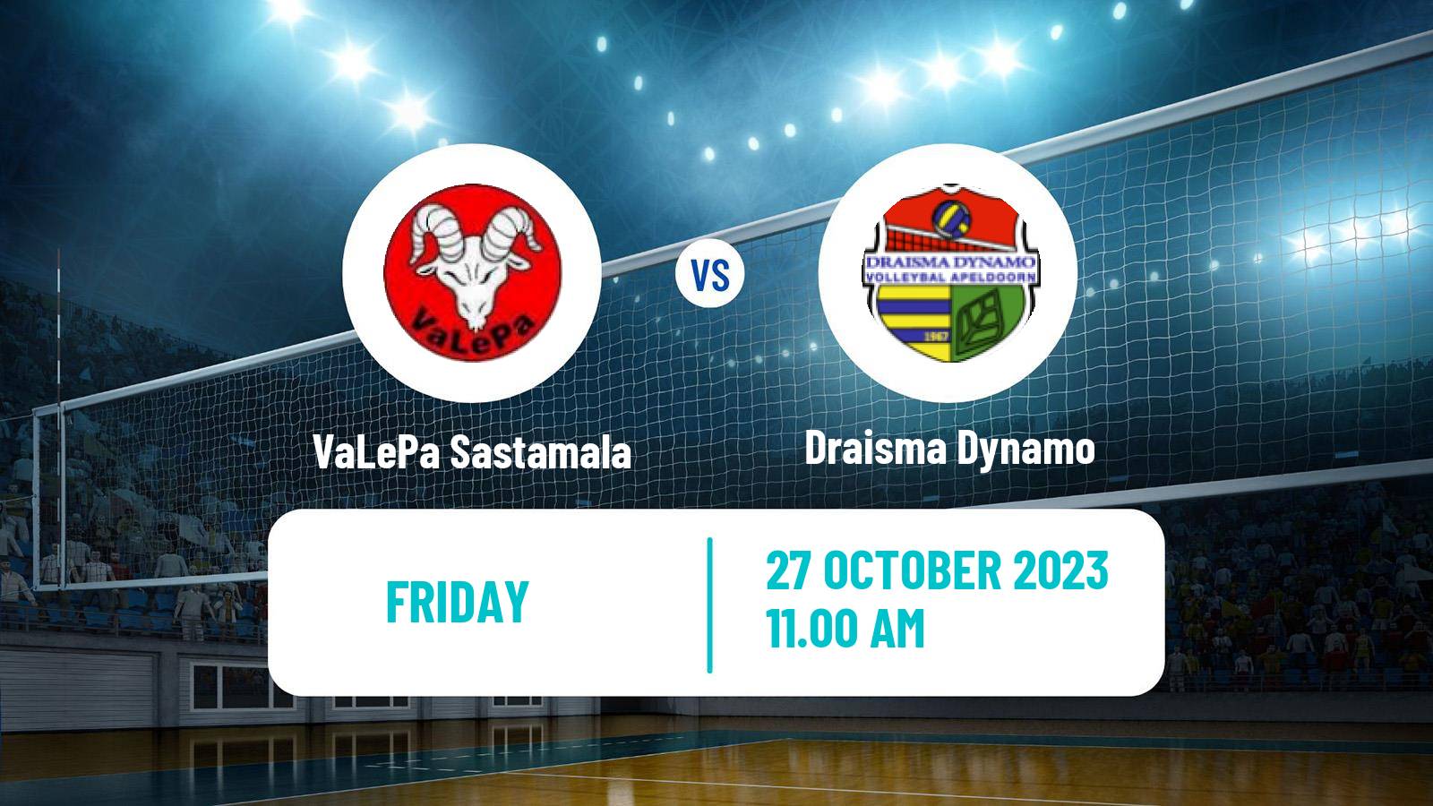 Volleyball CEV Champions League VaLePa Sastamala - Draisma Dynamo