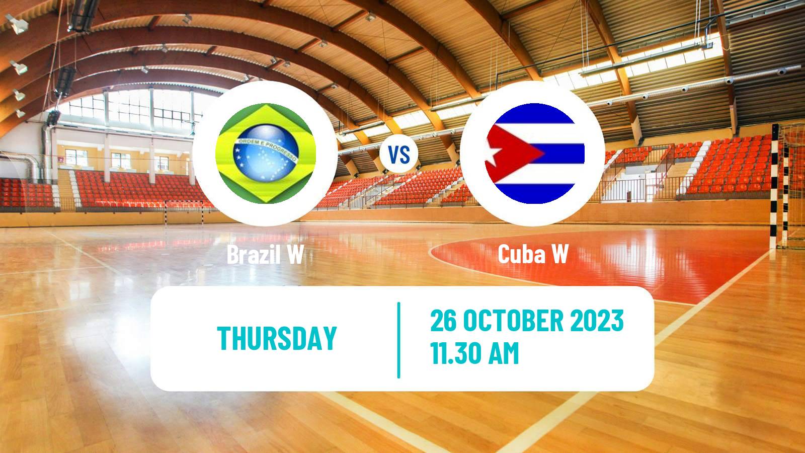 Handball Pan American Games Handball Women Brazil W - Cuba W