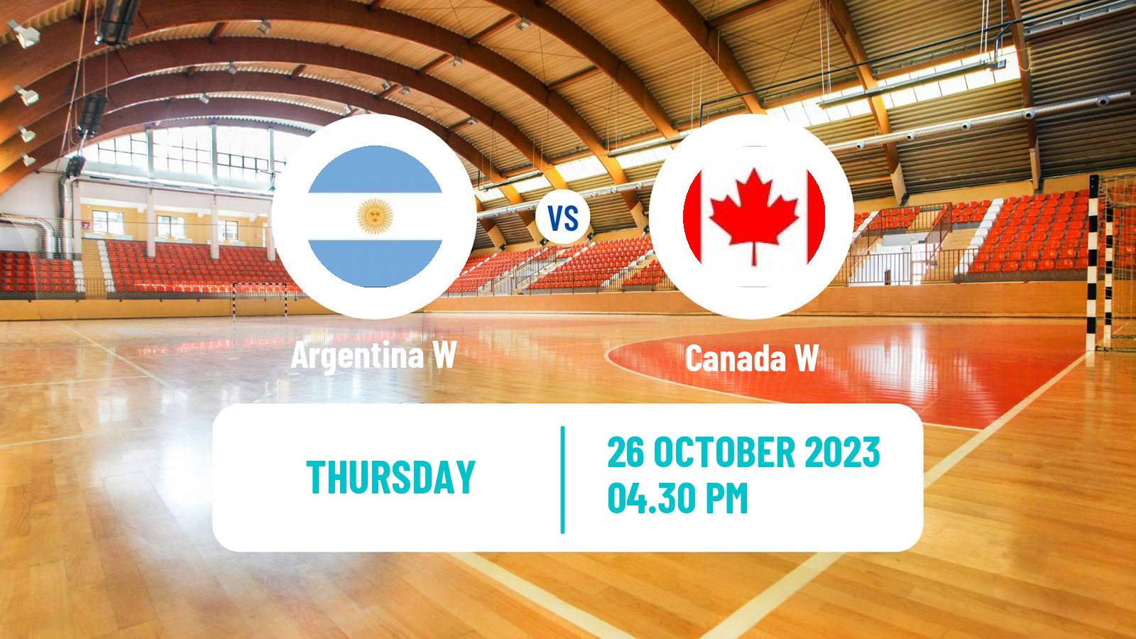 Handball Pan American Games Handball Women Argentina W - Canada W