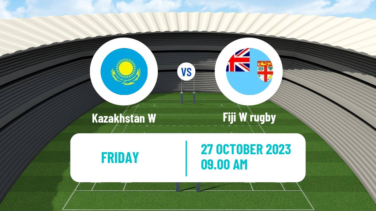 Rugby union WXV 3 Rugby Women Kazakhstan W - Fiji W