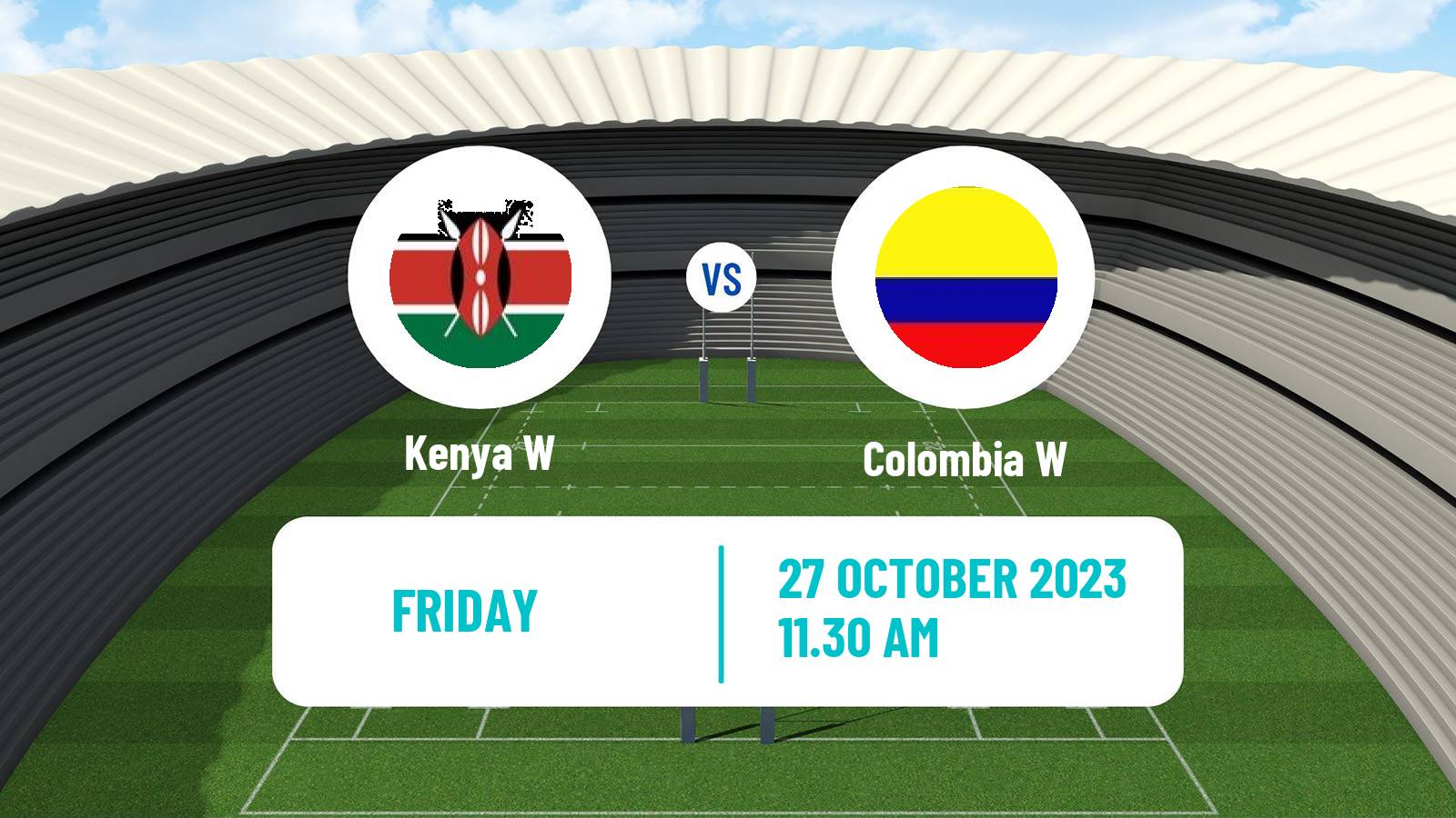 Rugby union WXV 3 Rugby Women Kenya W - Colombia W