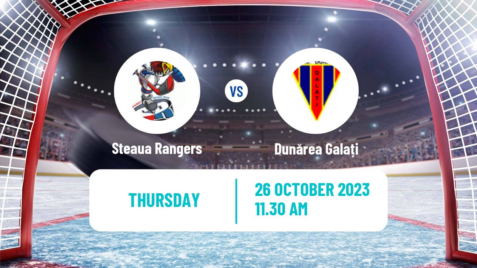 Hockey Romanian Campionatul National Hockey Steaua Rangers - Dunărea Galați