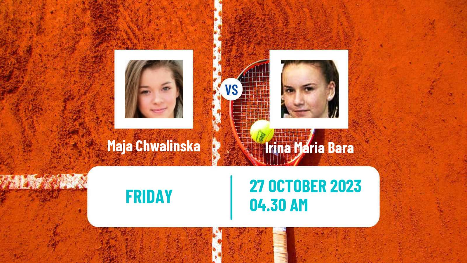 Tennis ITF W25 Heraklion Women Maja Chwalinska - Irina Maria Bara