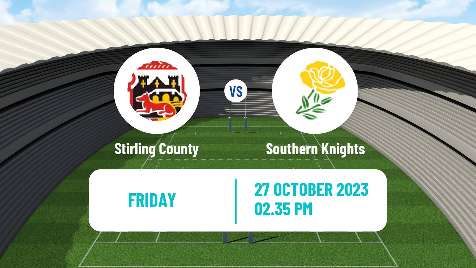 Rugby union Scottish Super 6 Rugby Stirling County - Southern Knights