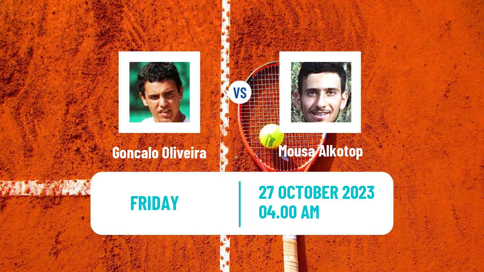 Tennis ITF M15 Al Zahra Men Goncalo Oliveira - Mousa Alkotop