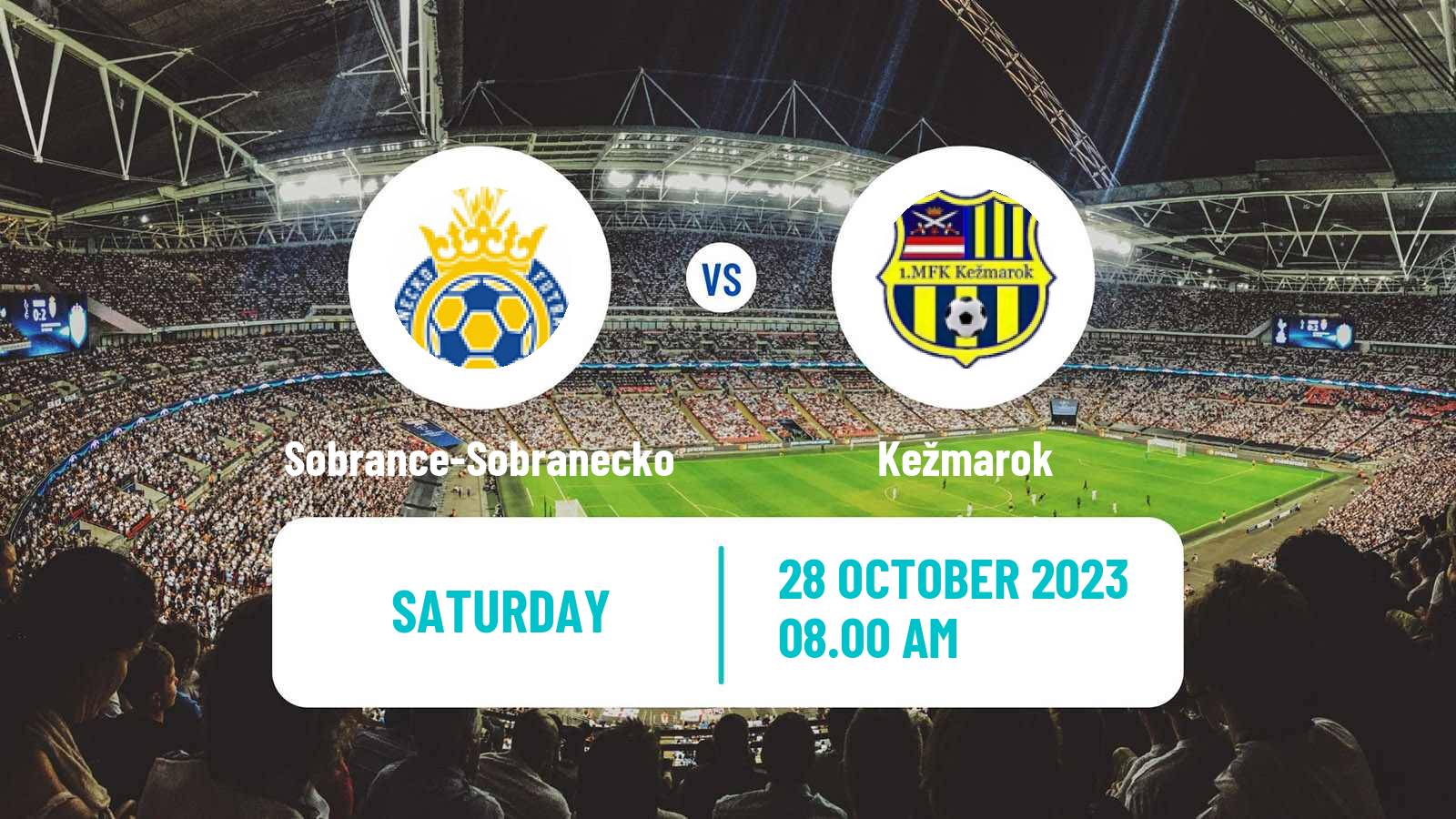 Soccer Slovak 4 Liga East Sobrance-Sobranecko - Kežmarok
