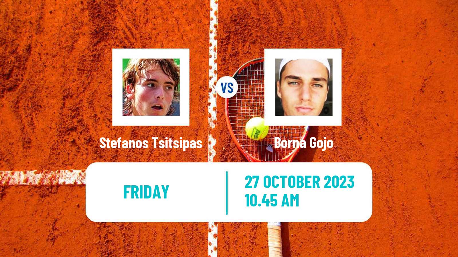 Tennis ATP Vienna Stefanos Tsitsipas - Borna Gojo