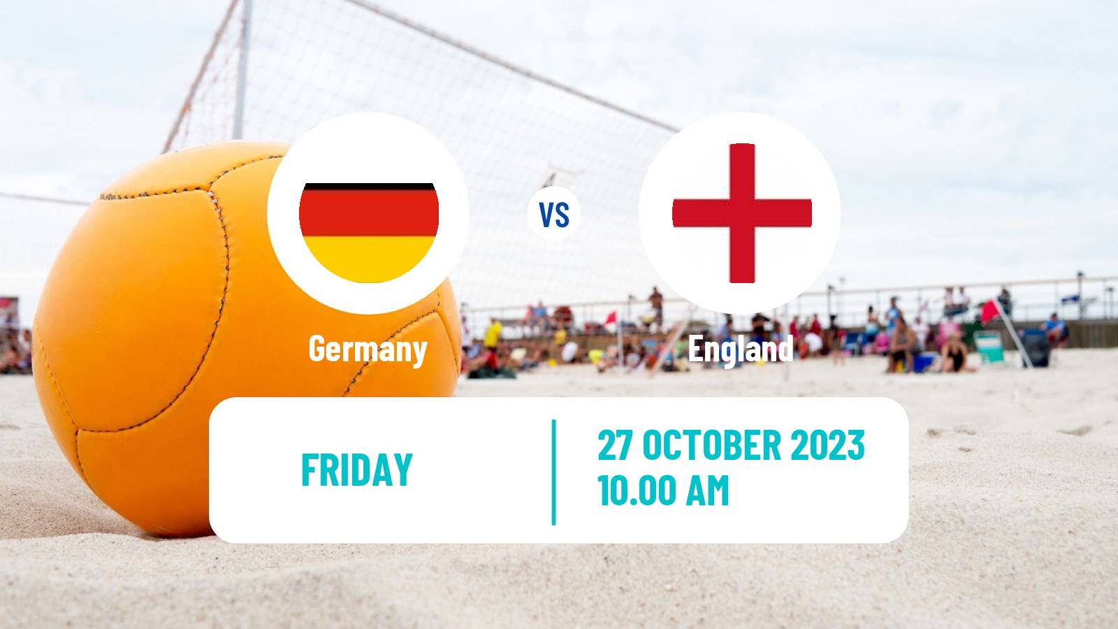 Beach soccer Neom Cup Germany - England