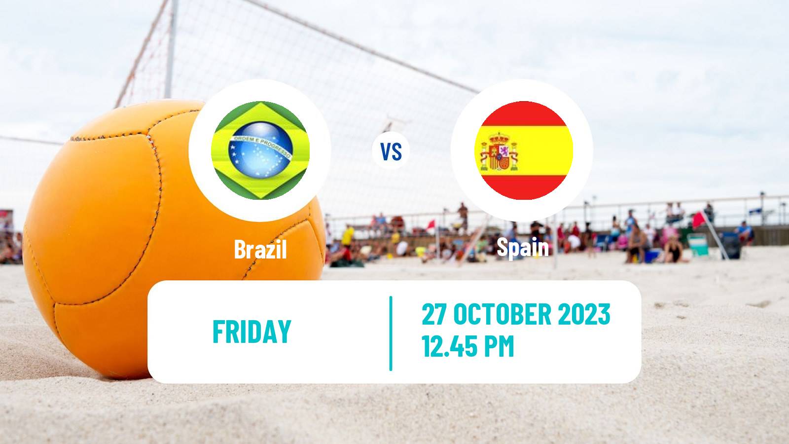 Beach soccer Neom Cup Brazil - Spain