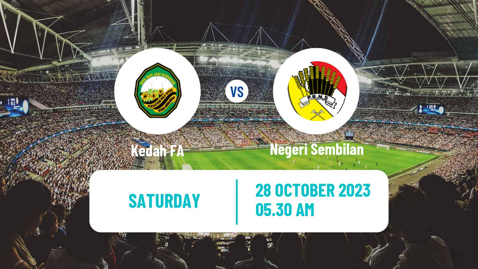 Soccer Malaysian Super League Kedah FA - Negeri Sembilan