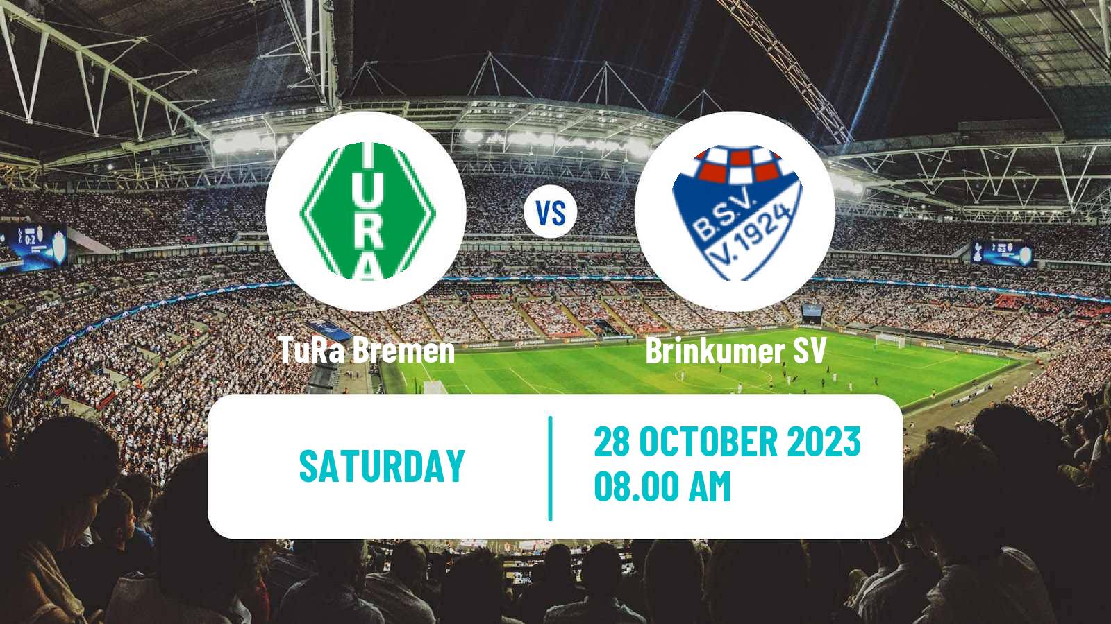 Soccer German Oberliga Bremen TuRa Bremen - Brinkumer
