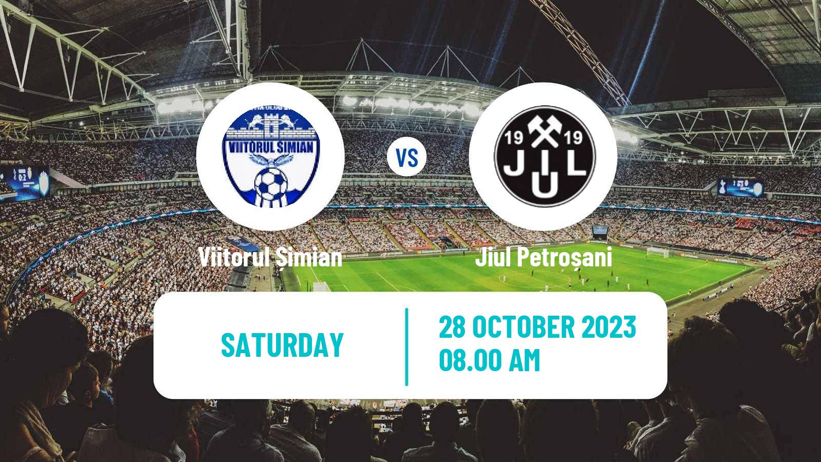 Soccer Romanian Liga 3 - Seria 7 Viitorul Șimian - Jiul Petroșani