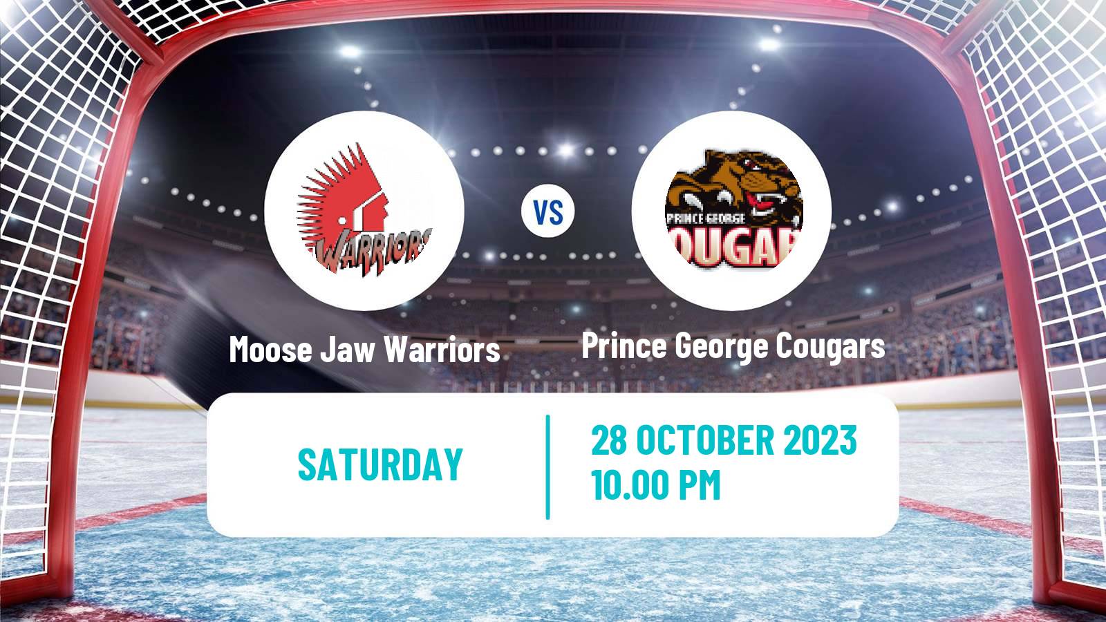 Hockey WHL Moose Jaw Warriors - Prince George Cougars