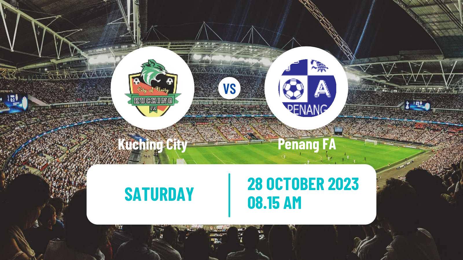 Soccer Malaysian Super League Kuching City - Penang