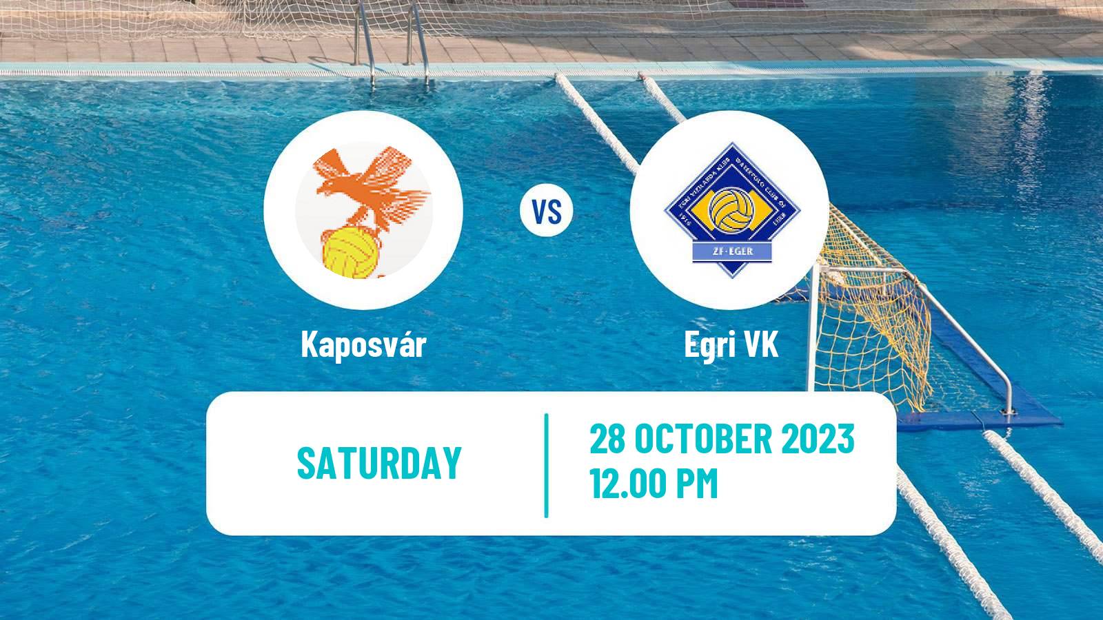 Water polo Hungarian OB I Water Polo Kaposvár - Egri VK