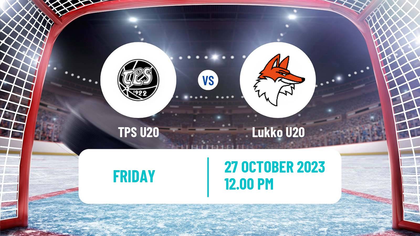 Hockey Finnish SM-sarja U20 TPS U20 - Lukko U20