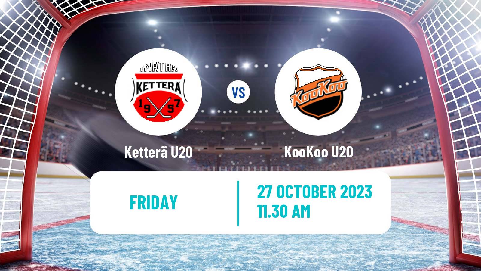 Hockey Finnish SM-sarja U20 Ketterä U20 - KooKoo U20