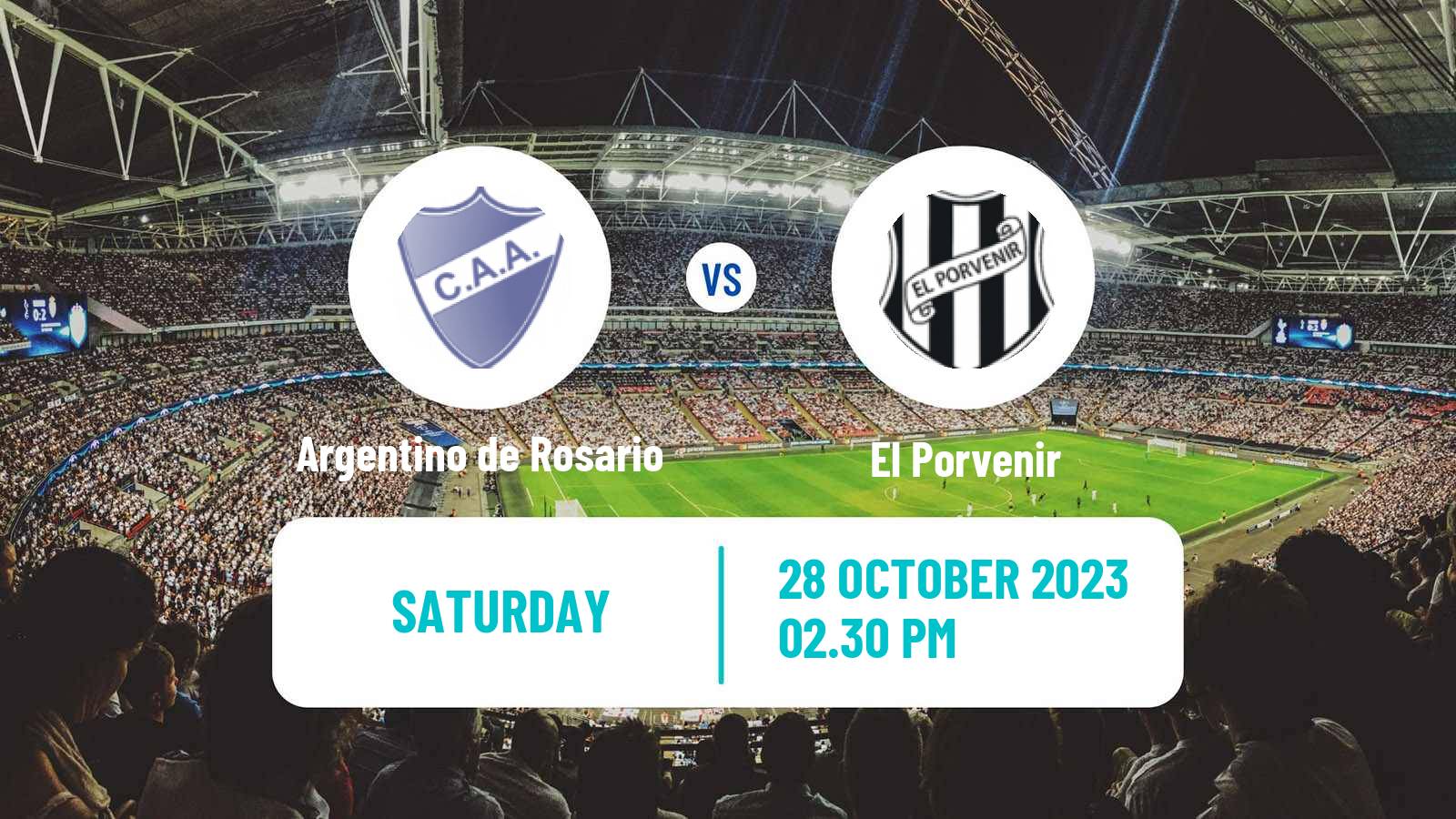Soccer Argentinian Primera D Argentino de Rosario - El Porvenir