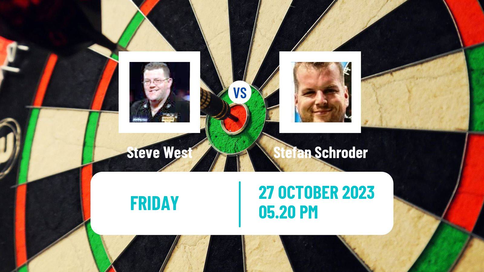 Darts Modus Super Series Steve West - Stefan Schroder