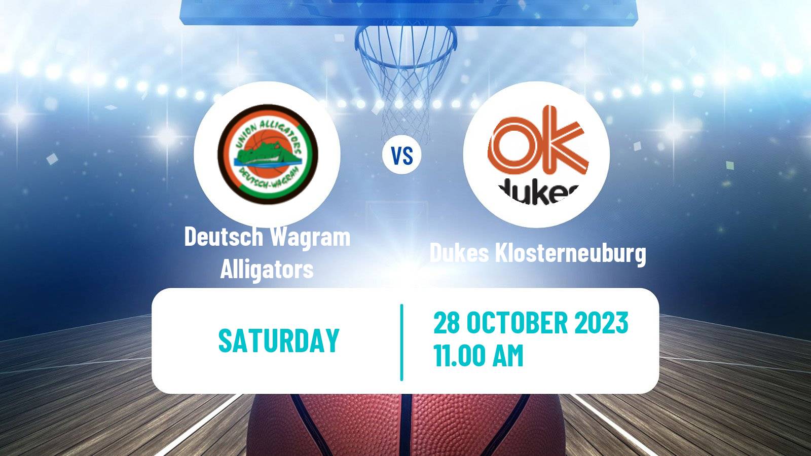 Basketball Austrian Cup Basketball Deutsch Wagram Alligators - Dukes Klosterneuburg
