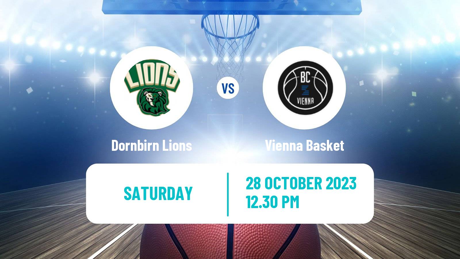 Basketball Austrian Cup Basketball Dornbirn Lions - Vienna Basket