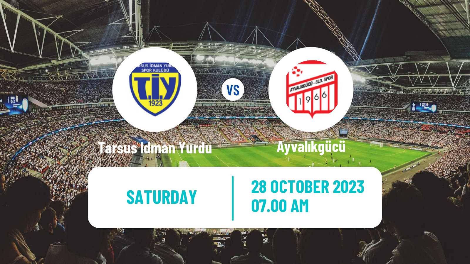 Soccer Turkish 3 Lig Group 1 Tarsus Idman Yurdu - Ayvalıkgücü