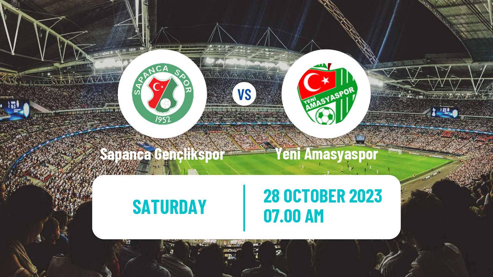 Soccer Turkish 3 Lig Group 2 Sapanca Gençlikspor - Yeni Amasyaspor