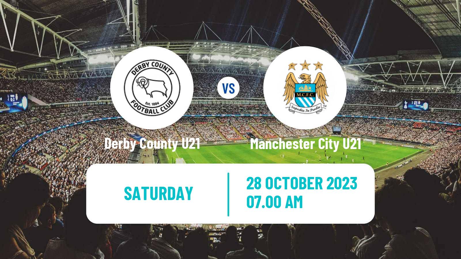 Soccer English Premier League 2 Derby County U21 - Manchester City U21