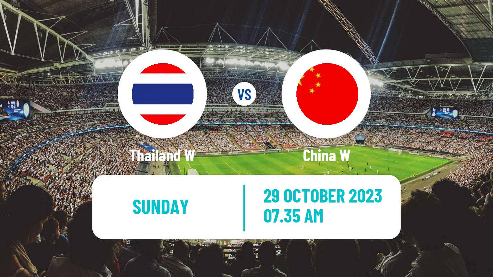 Soccer Olympic Games - Football Women Thailand W - China W