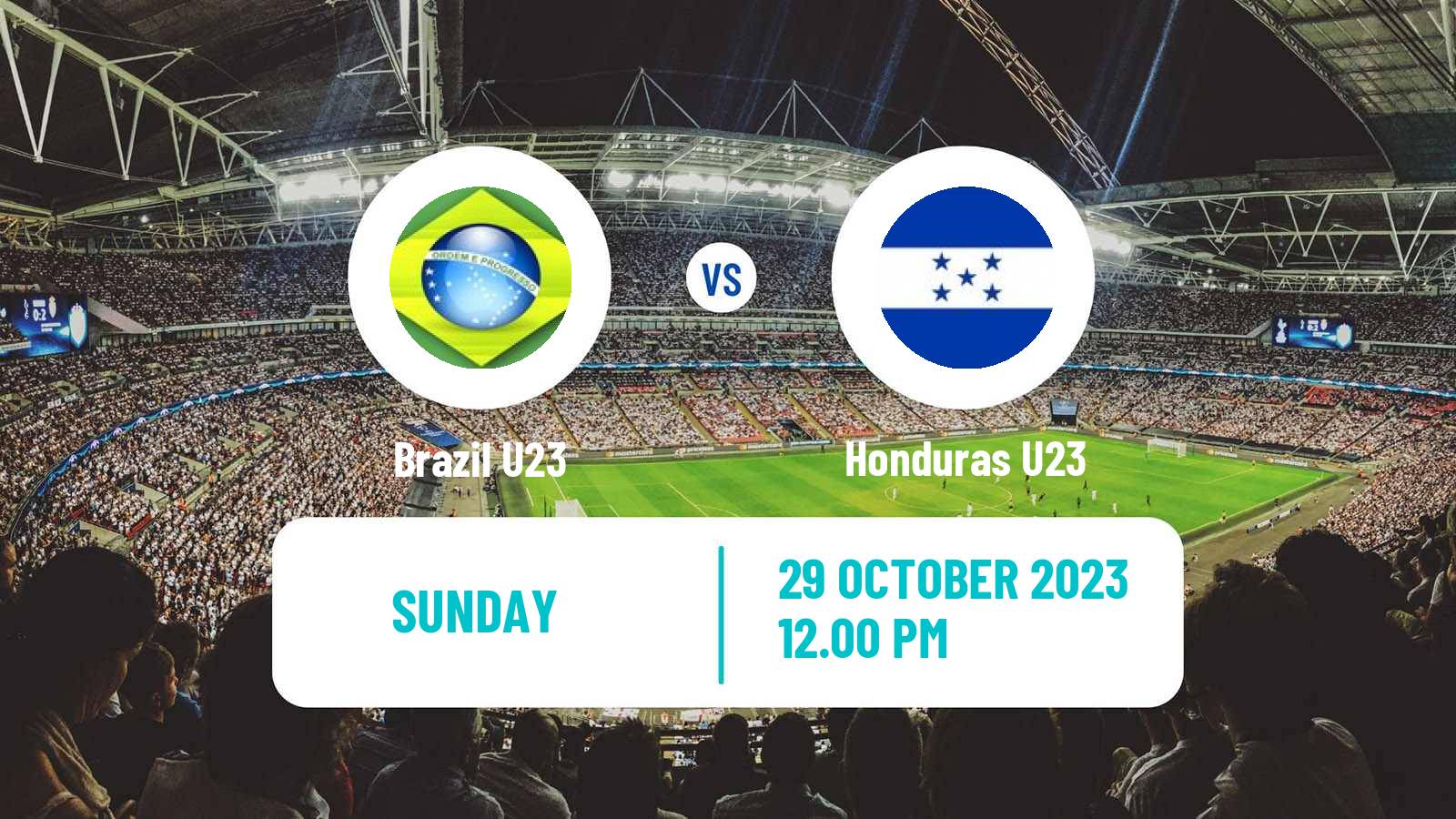 Soccer Pan American Games Football Brazil U23 - Honduras U23