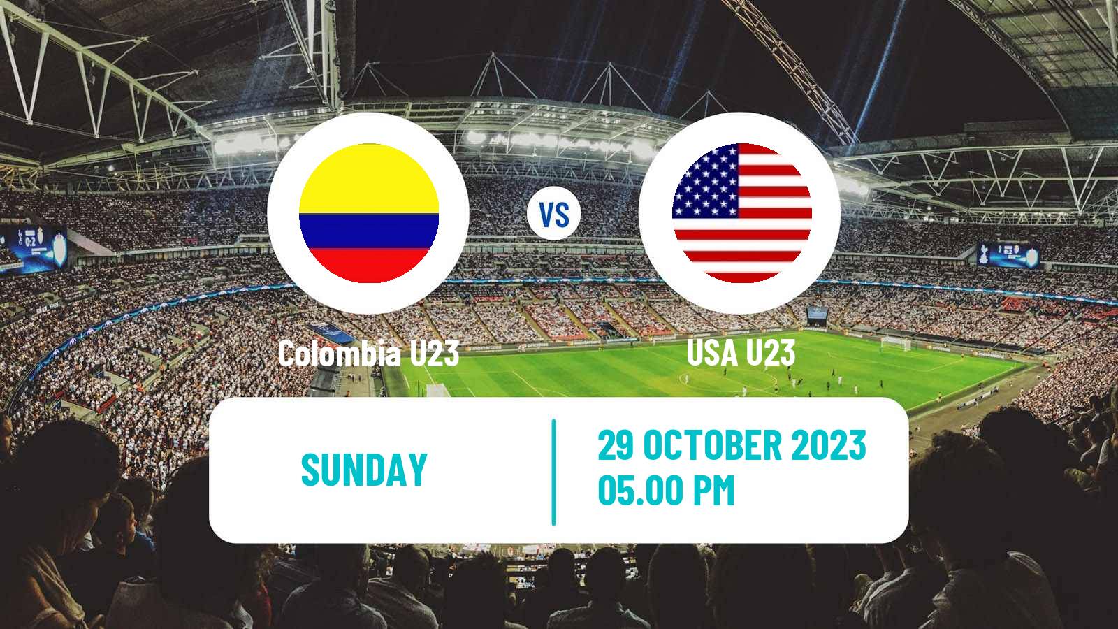 Soccer Pan American Games Football Colombia U23 - USA U23