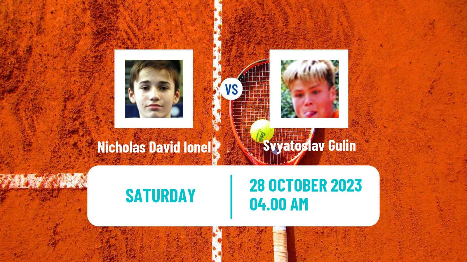 Tennis ITF M15 Telavi Men Nicholas David Ionel - Svyatoslav Gulin