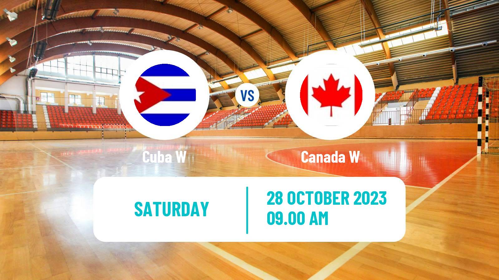 Handball Pan American Games Handball Women Cuba W - Canada W