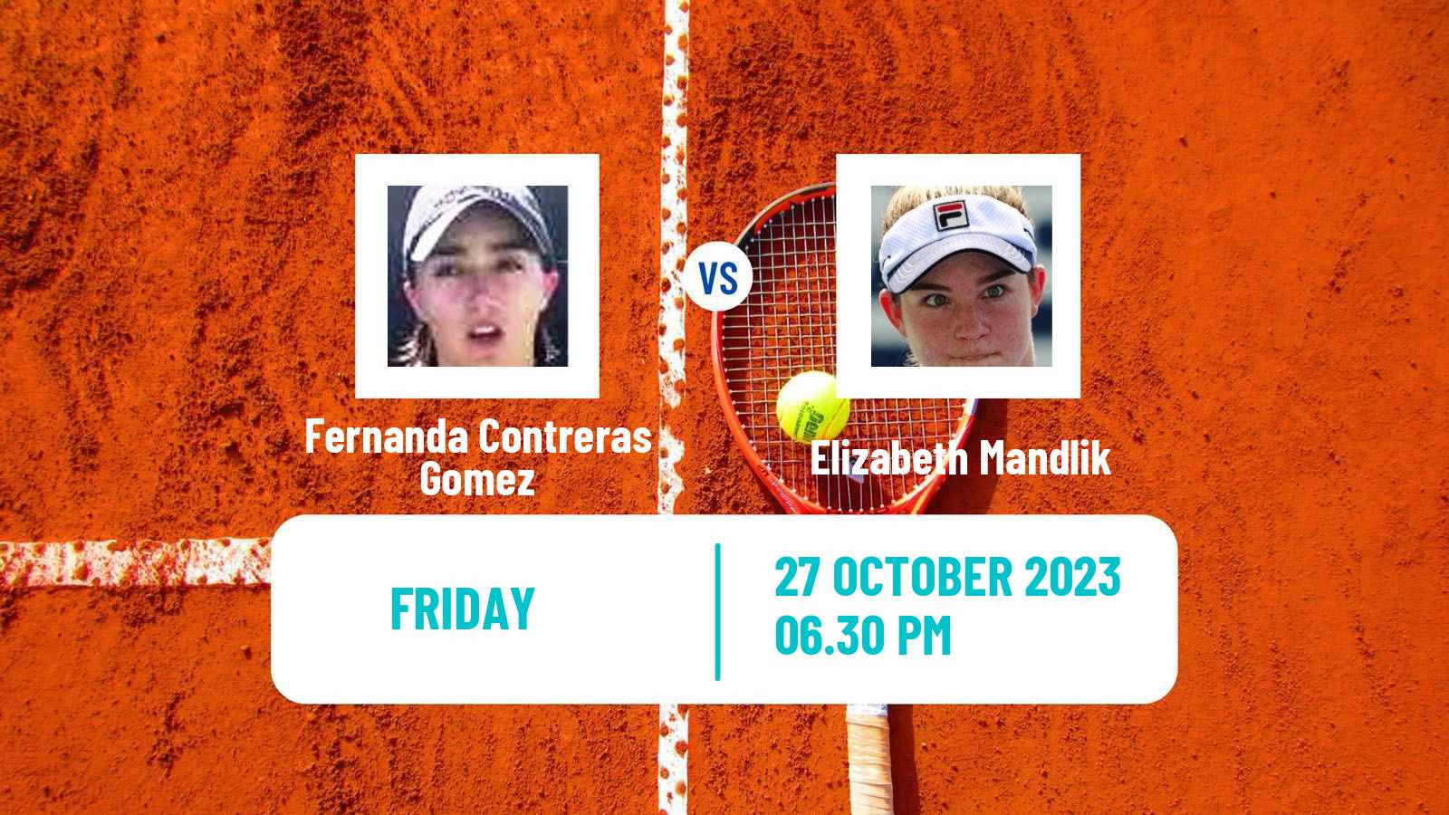 Tennis Tampico Challenger Women Fernanda Contreras Gomez - Elizabeth Mandlik