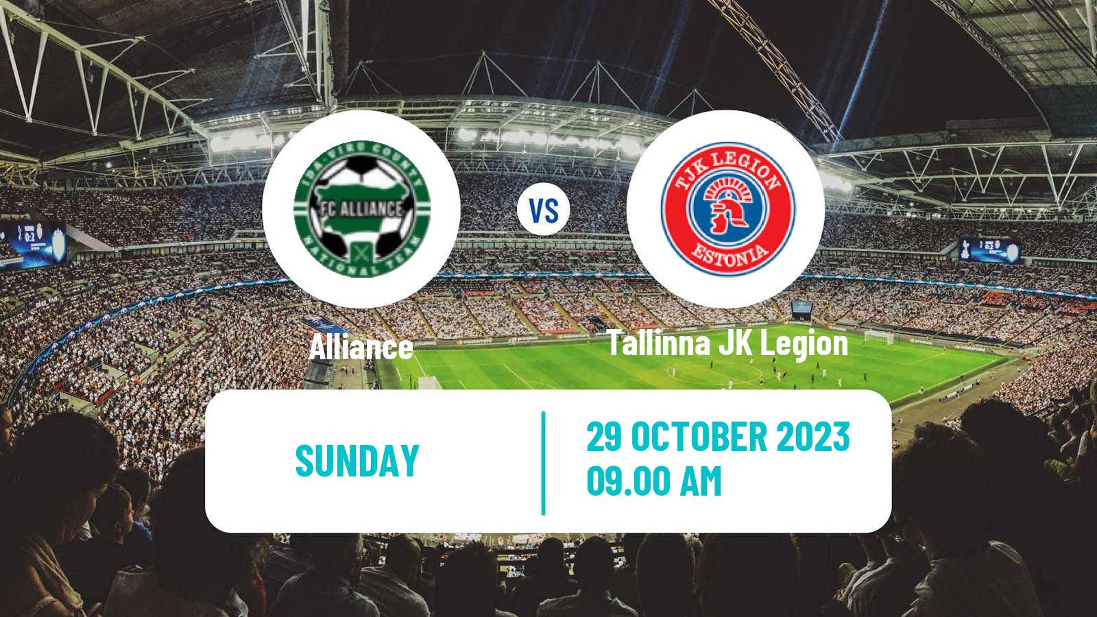 Soccer Estonian Esiliiga Alliance - Tallinna JK Legion