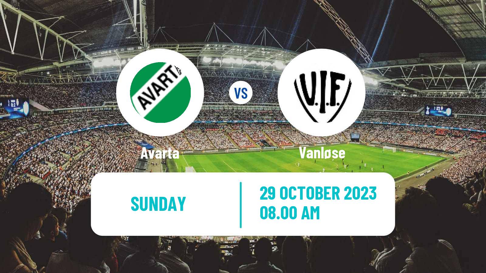 Soccer Danish 3 Division Avarta - Vanløse