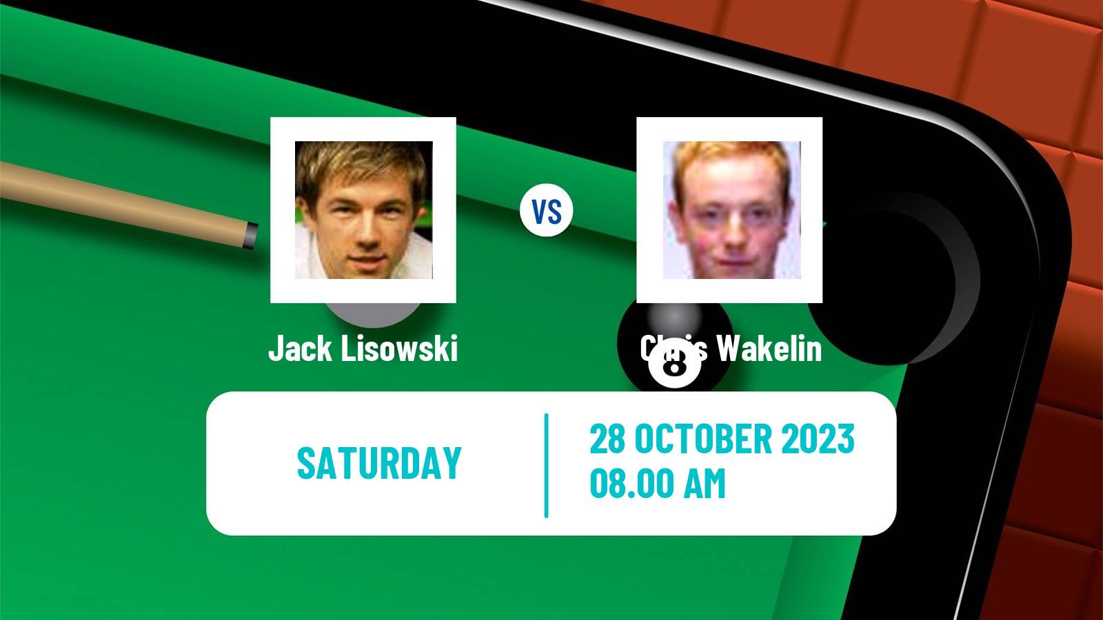 Snooker Northern Ireland Open Jack Lisowski - Chris Wakelin