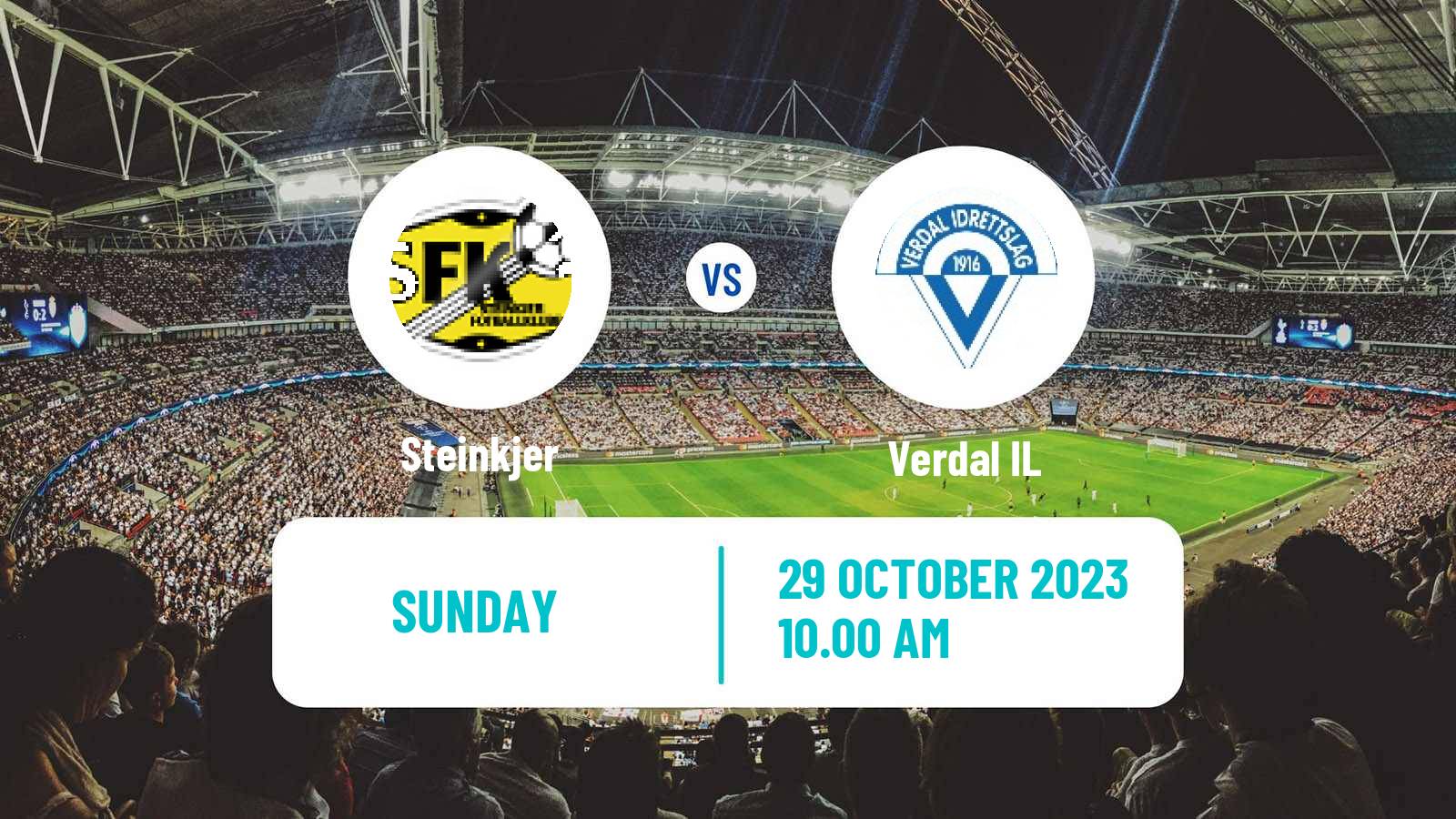 Soccer Norwegian Division 3 - Group 5 Steinkjer - Verdal