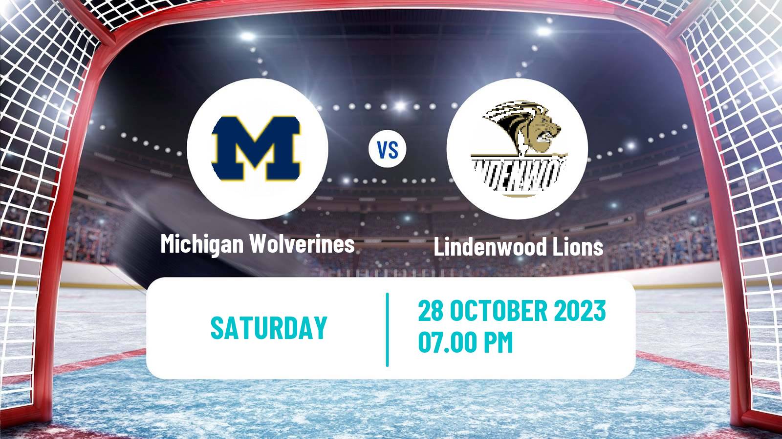 Hockey NCAA Hockey Michigan Wolverines - Lindenwood Lions