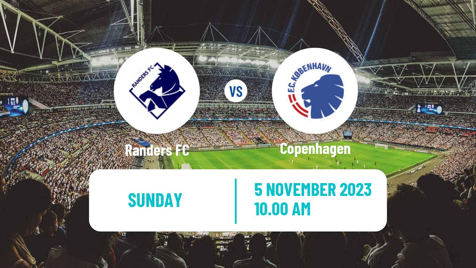 Soccer Danish Superliga Randers FC - Copenhagen