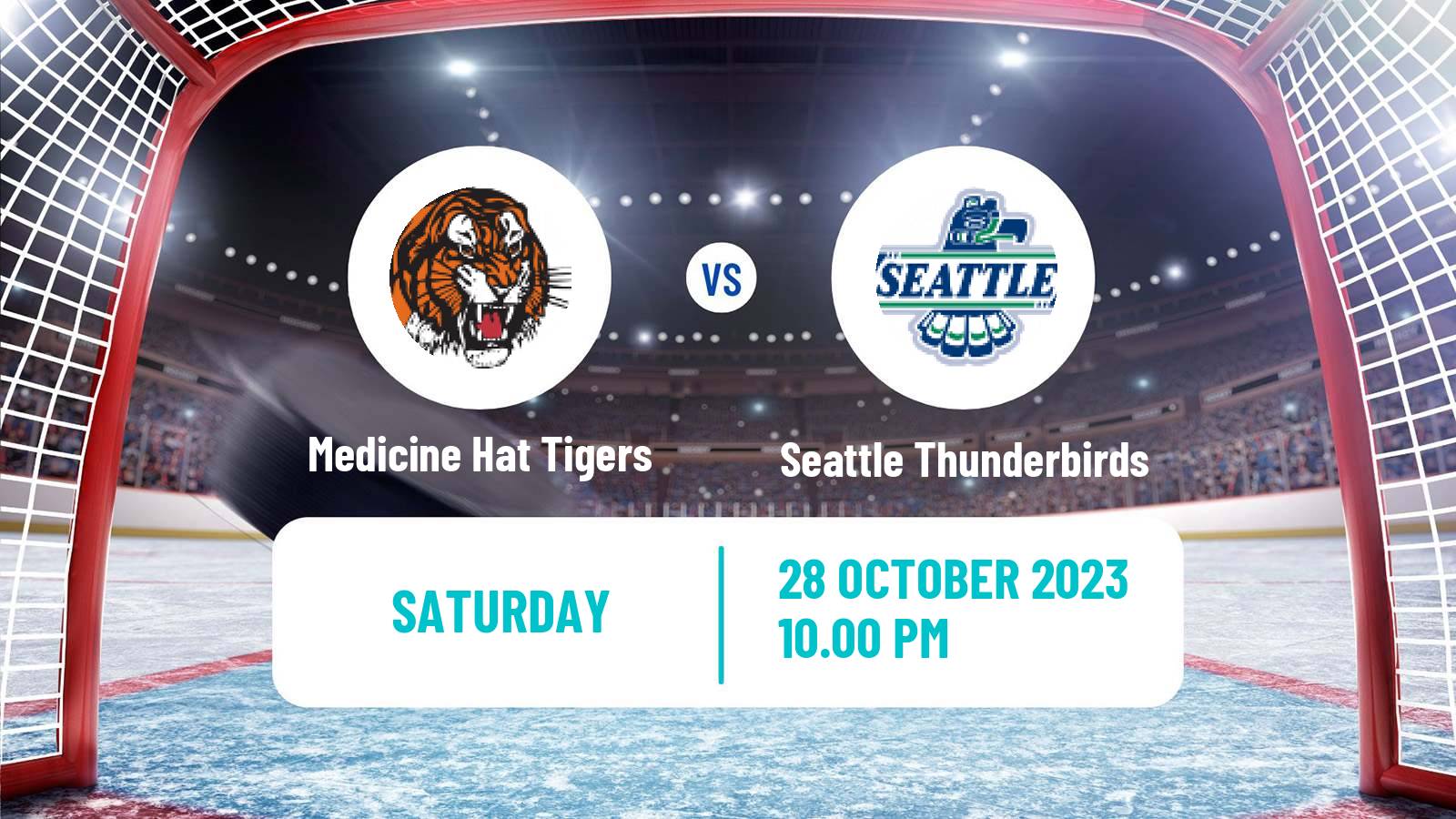 Hockey WHL Medicine Hat Tigers - Seattle Thunderbirds