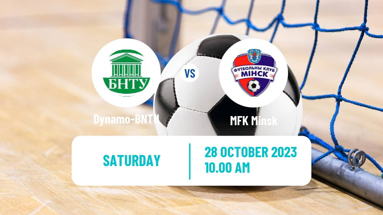 Futsal Belarusian Premier League Futsal Dynamo-BNTU - MFK Minsk