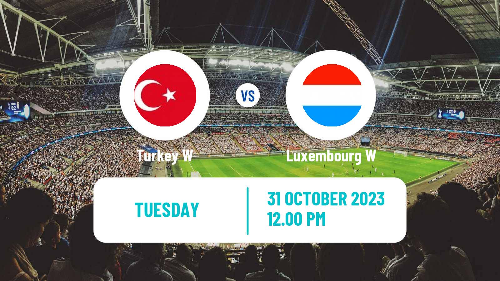 Soccer UEFA Nations League Women Turkey W - Luxembourg W